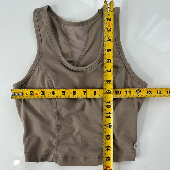 JONES NEW YORK SPORT bra EXERCISE sports bra NUDE padded cups racer back S - Picture 4 of 8